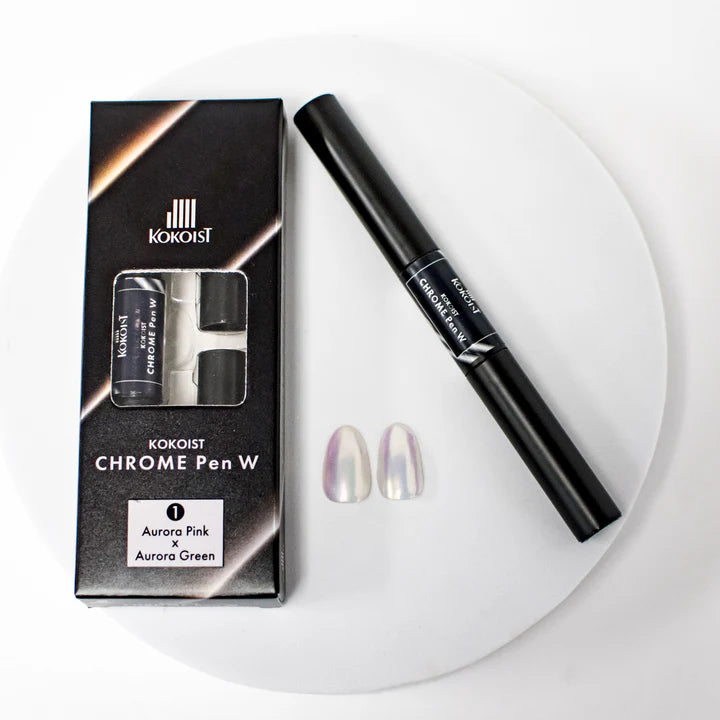 Kokoist - Chrome Pen W 01 Aurora Pink x Aurora Green