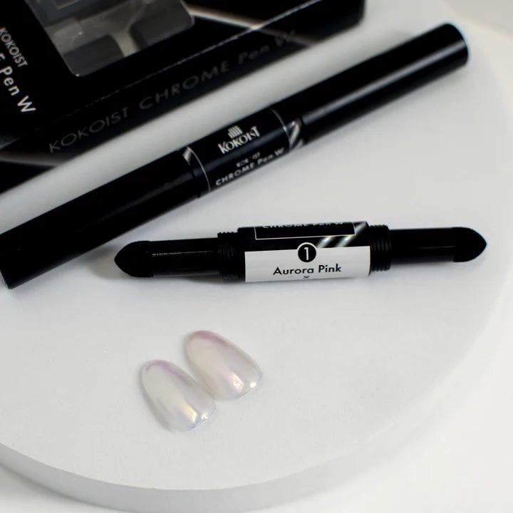 Kokoist - Chrome Pen W 01 Aurora Pink x Aurora Green
