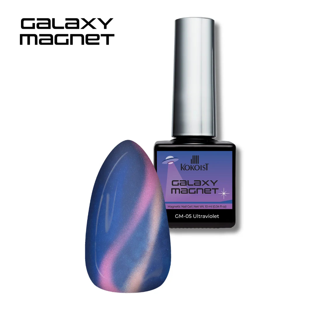 Kokoist Galaxy Magnet GM-05 Ultraviolet, 10ml, full manicure with luminous glow