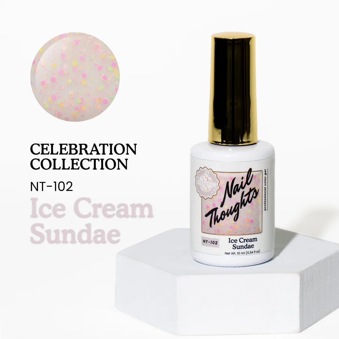 Nail Thoughts gel polish NT-102 Ice Cream Sundae