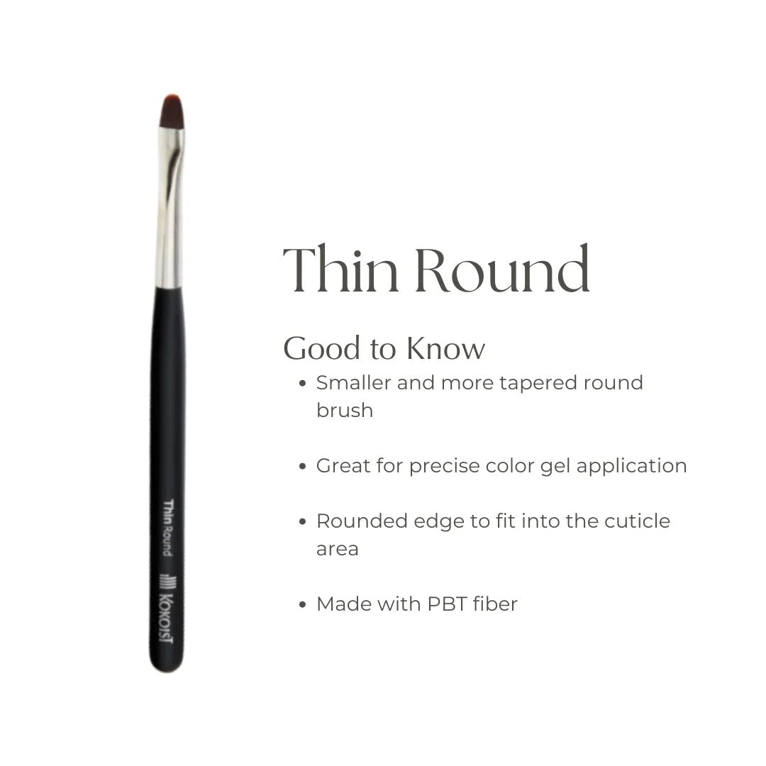 Kokoist - Thin Round Brush