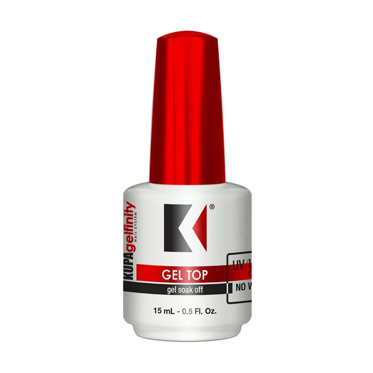 Kupa - Gelfinity Gel Topcoat Gloss Clear, 0.5oz and 8oz