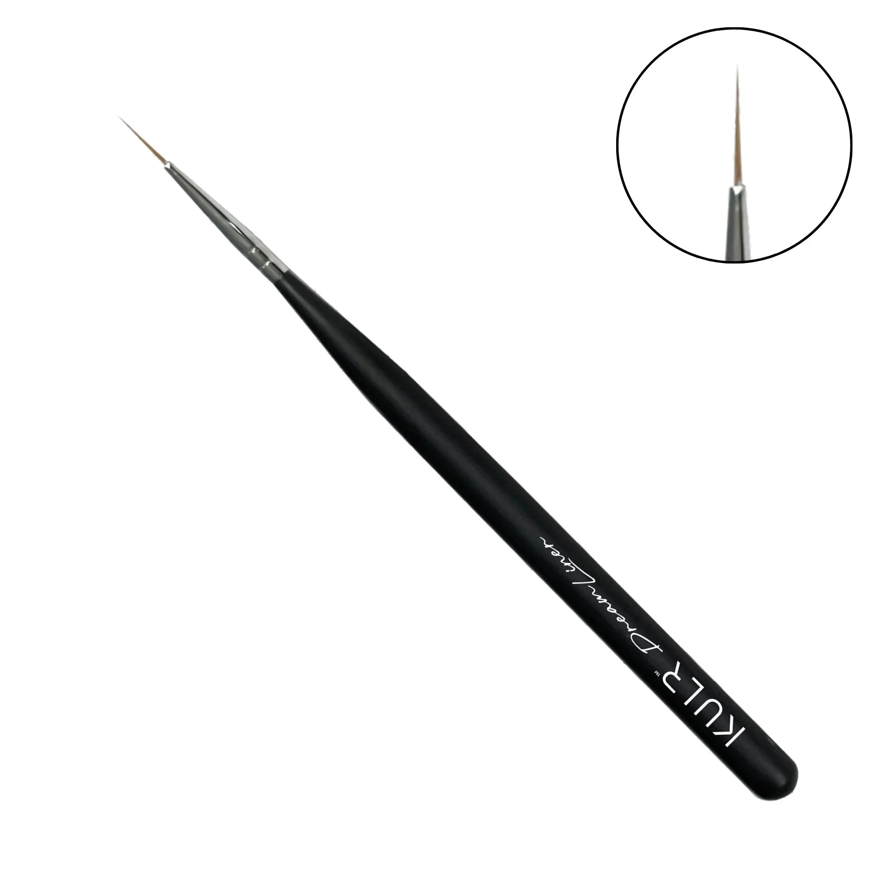 Kupa KULR Dream Liner Brush, detailed nail art application