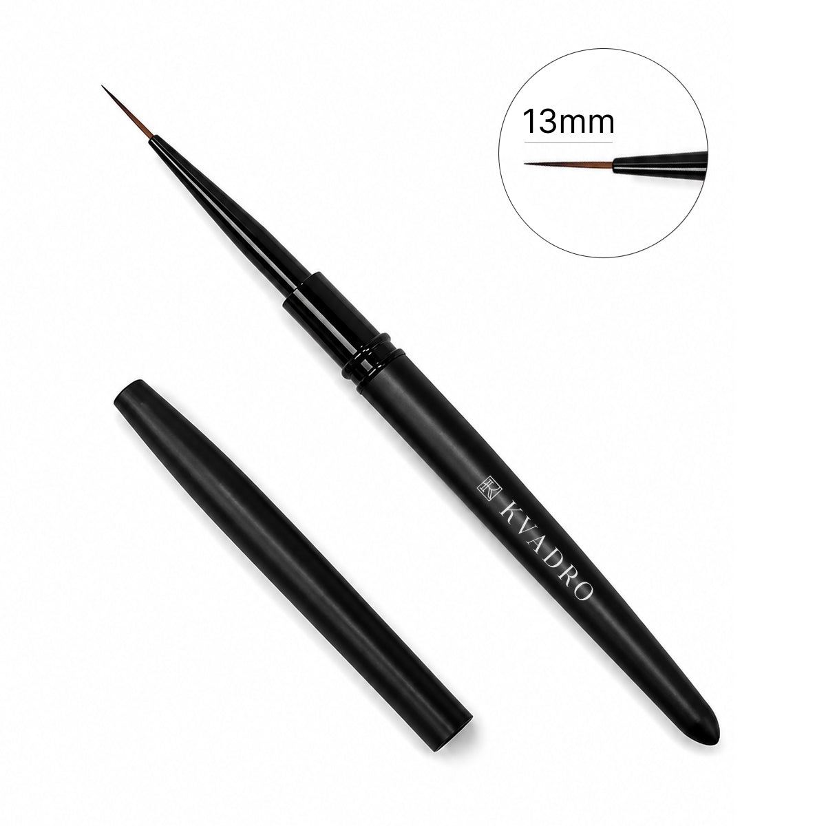 KVADRO Liner Nail Brush, 13mm, on a white background