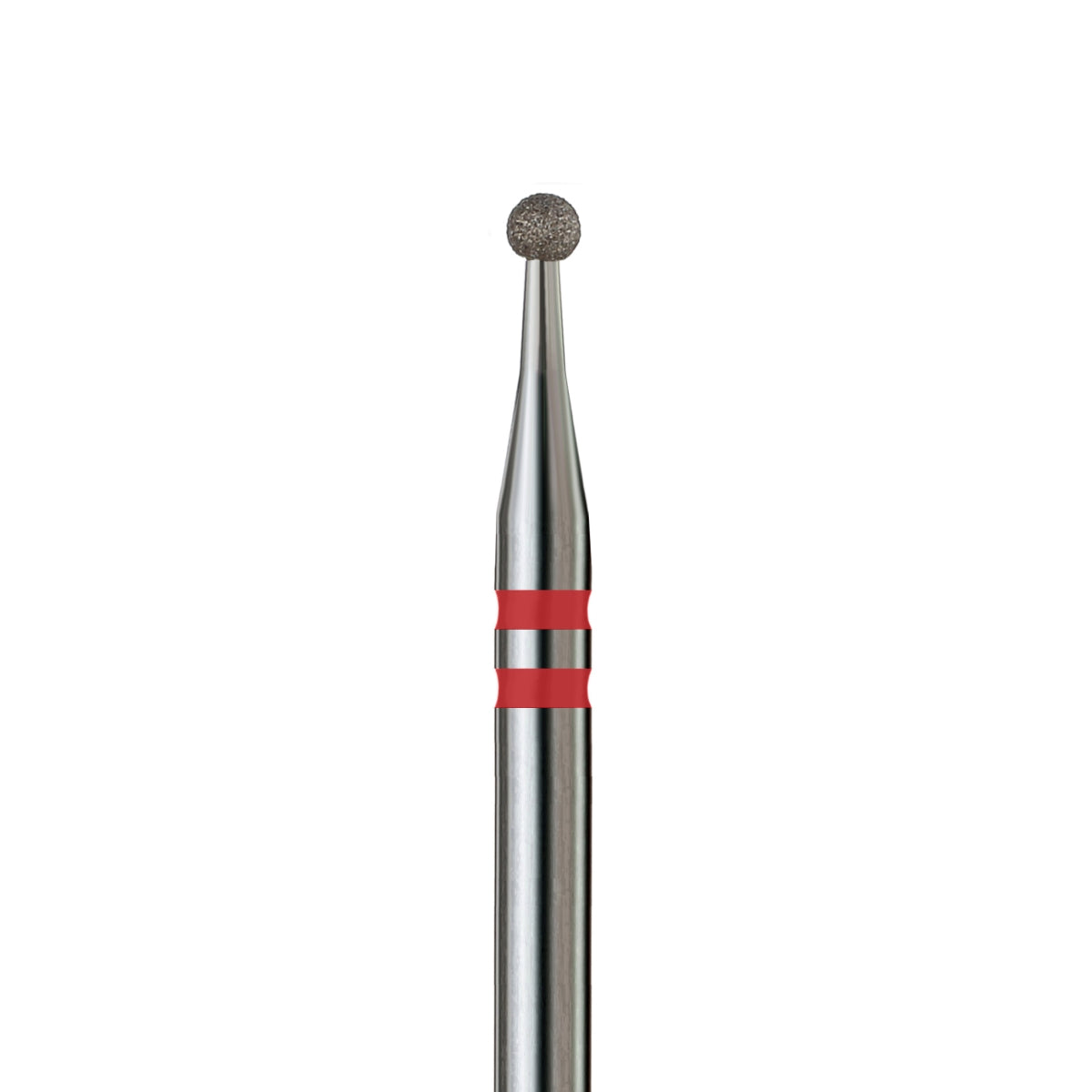 KVADRO Diamond Nail Drill Bit – Ball 0.15 mm – Red