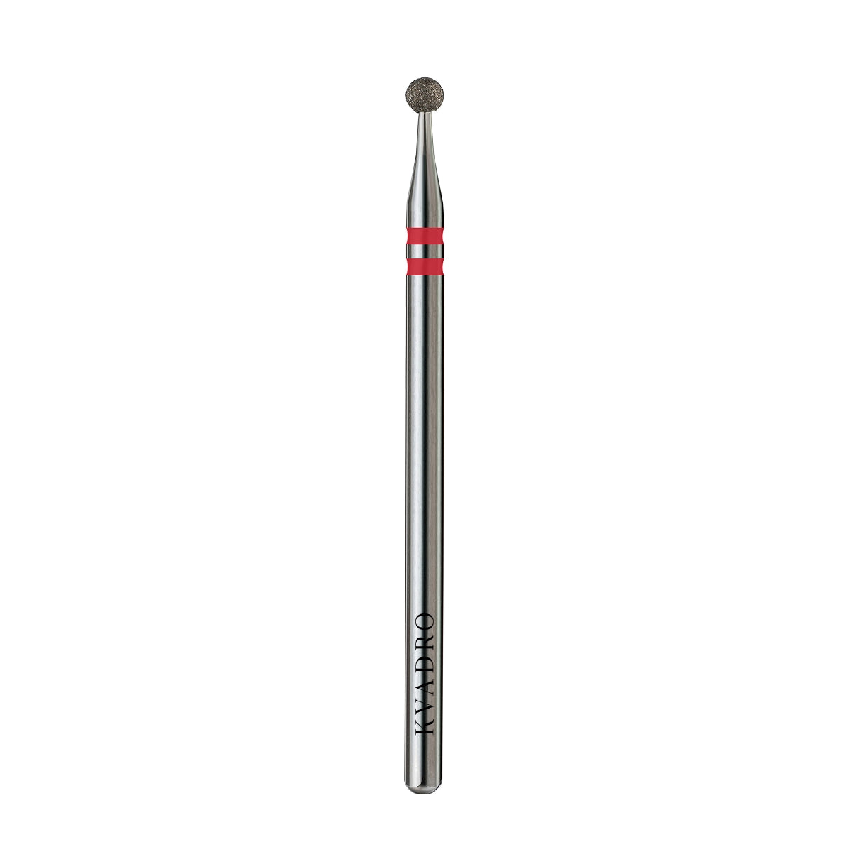 KVADRO Diamond Nail Drill Bit – Ball 0.25 mm – Red