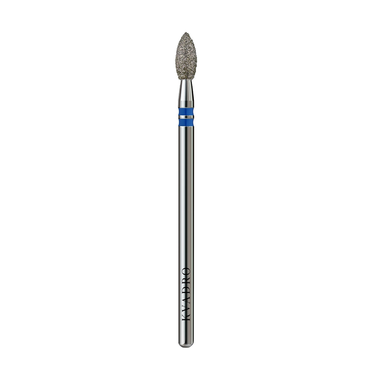KVADRO Diamond Nail Drill Bit Bud 0.30 mm Blue is designed for precise and efficient nail preparation in professional manicure and pedicure procedures.