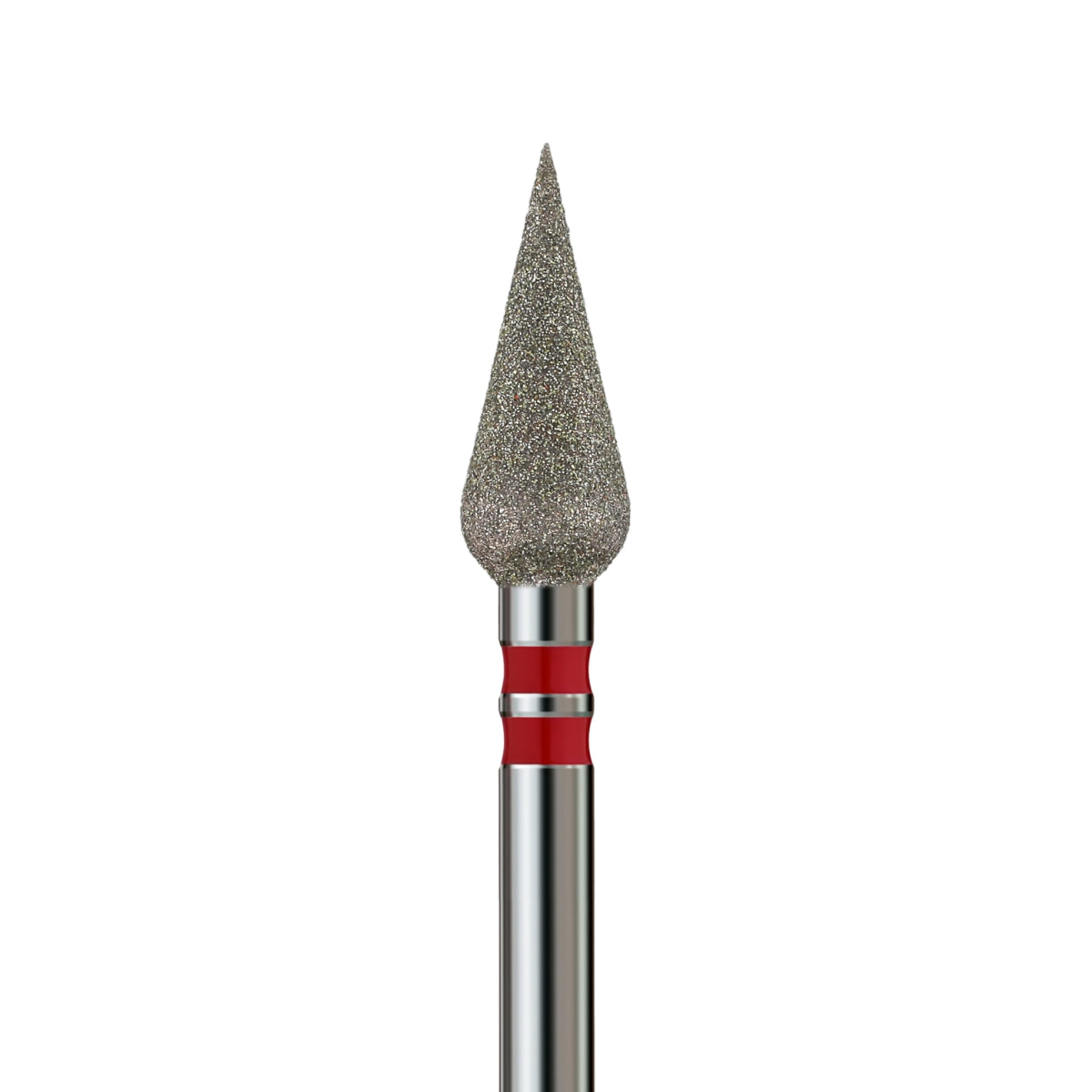 KVADRO Diamond Nail Drill Bit – Drop 0.50 mm – Red