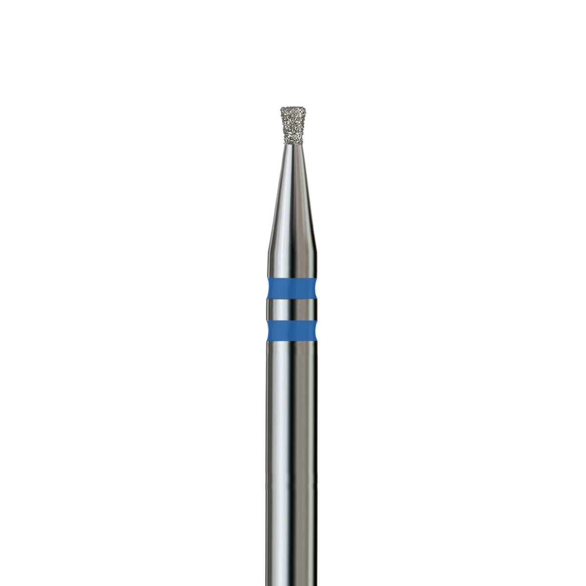 KVADRO Diamond Nail Drill Bit – Inverted Cone 0.12 mm – Blue