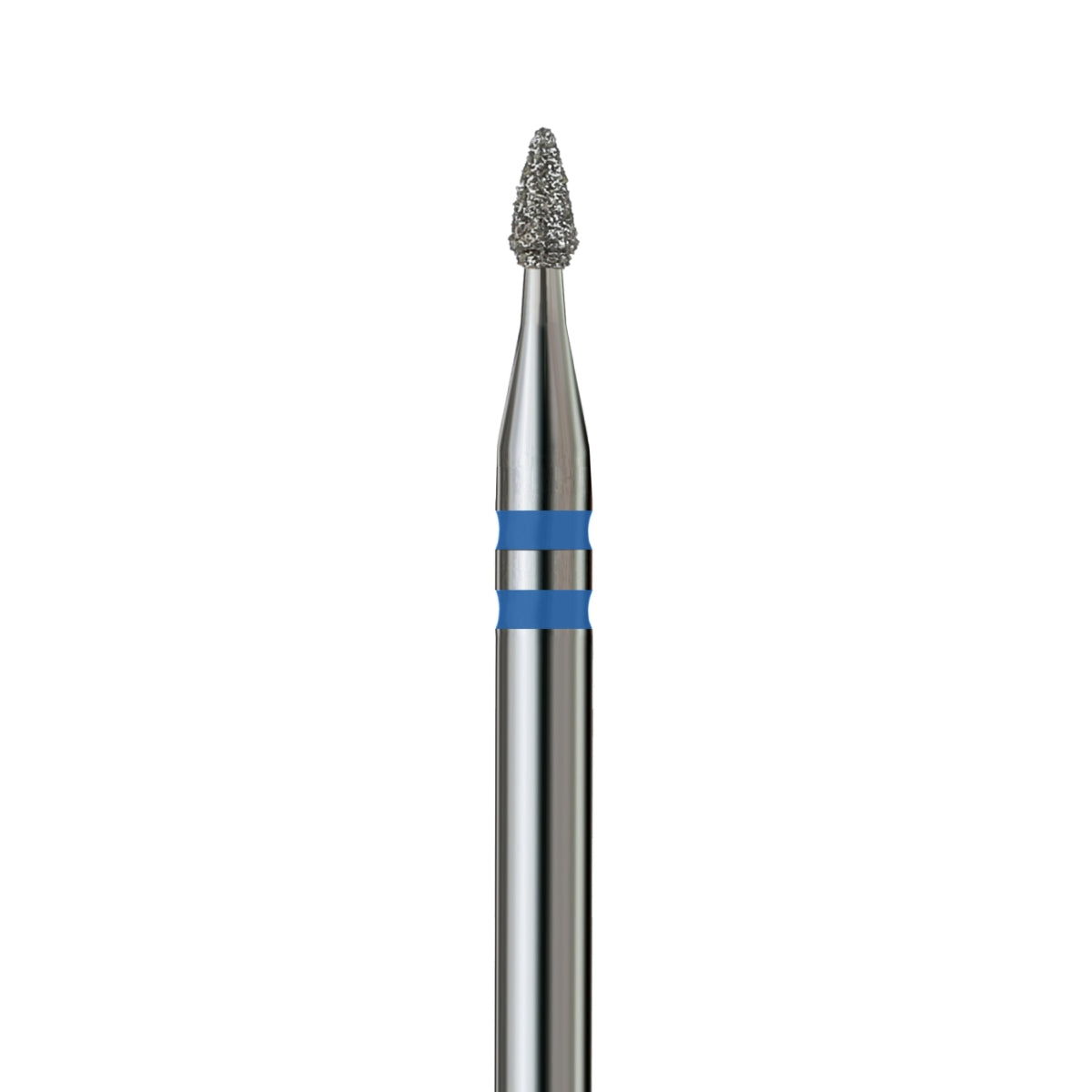 KVADRO Diamond Nail Drill Bit – Pointed Cone 0.16 mm – Blue