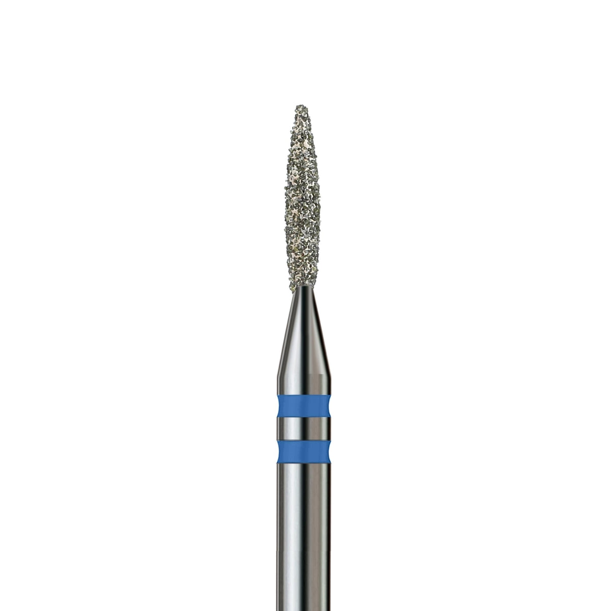 KVADRO Diamond Nail Drill Bit – Pointed Flame 0.14 mm – Blue