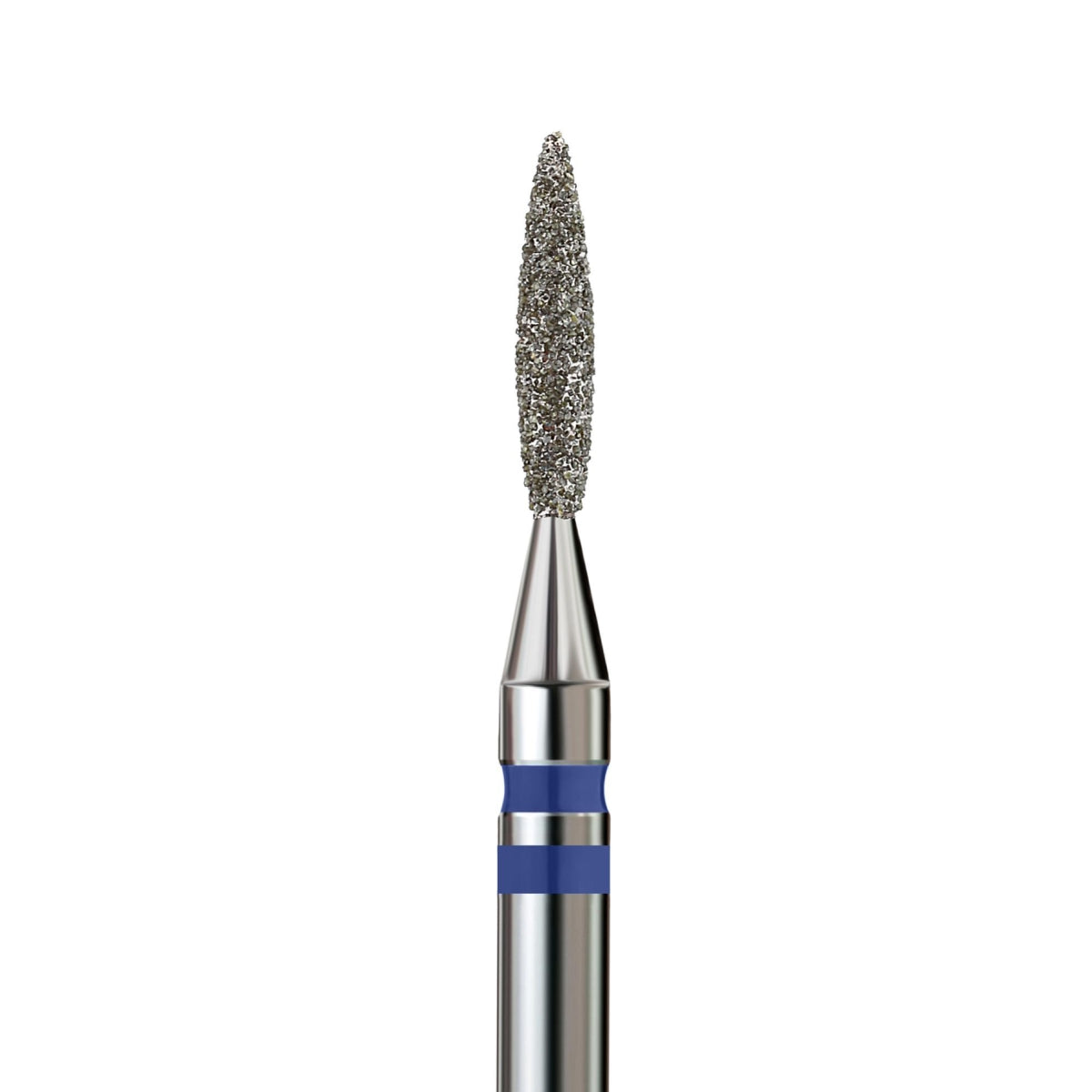 KVADRO Diamond Nail Drill Bit – Pointed Flame 0.16 mm – Blue