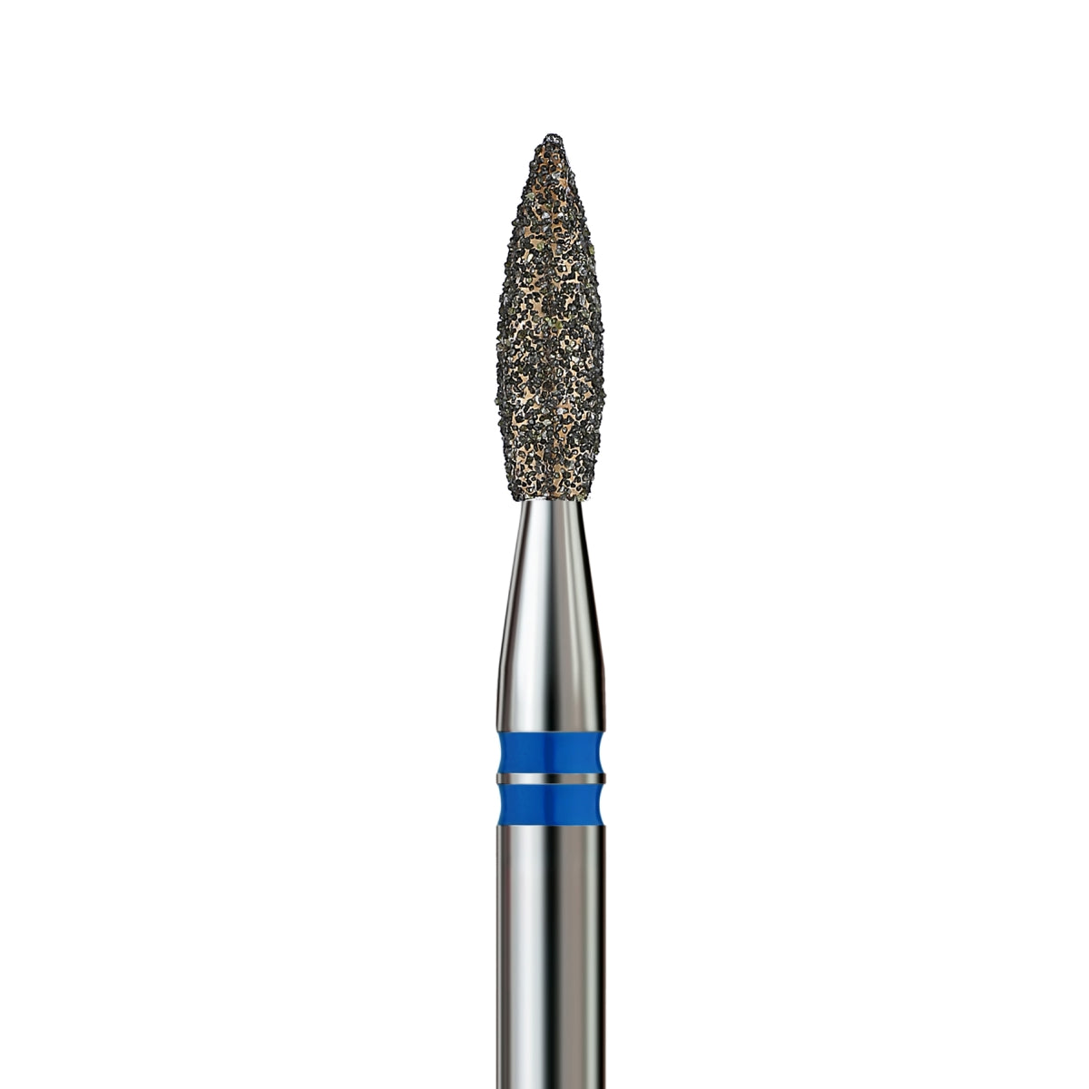 KVADRO Diamond Nail Drill Bit – Pointed Flame 0.18 mm – Blue