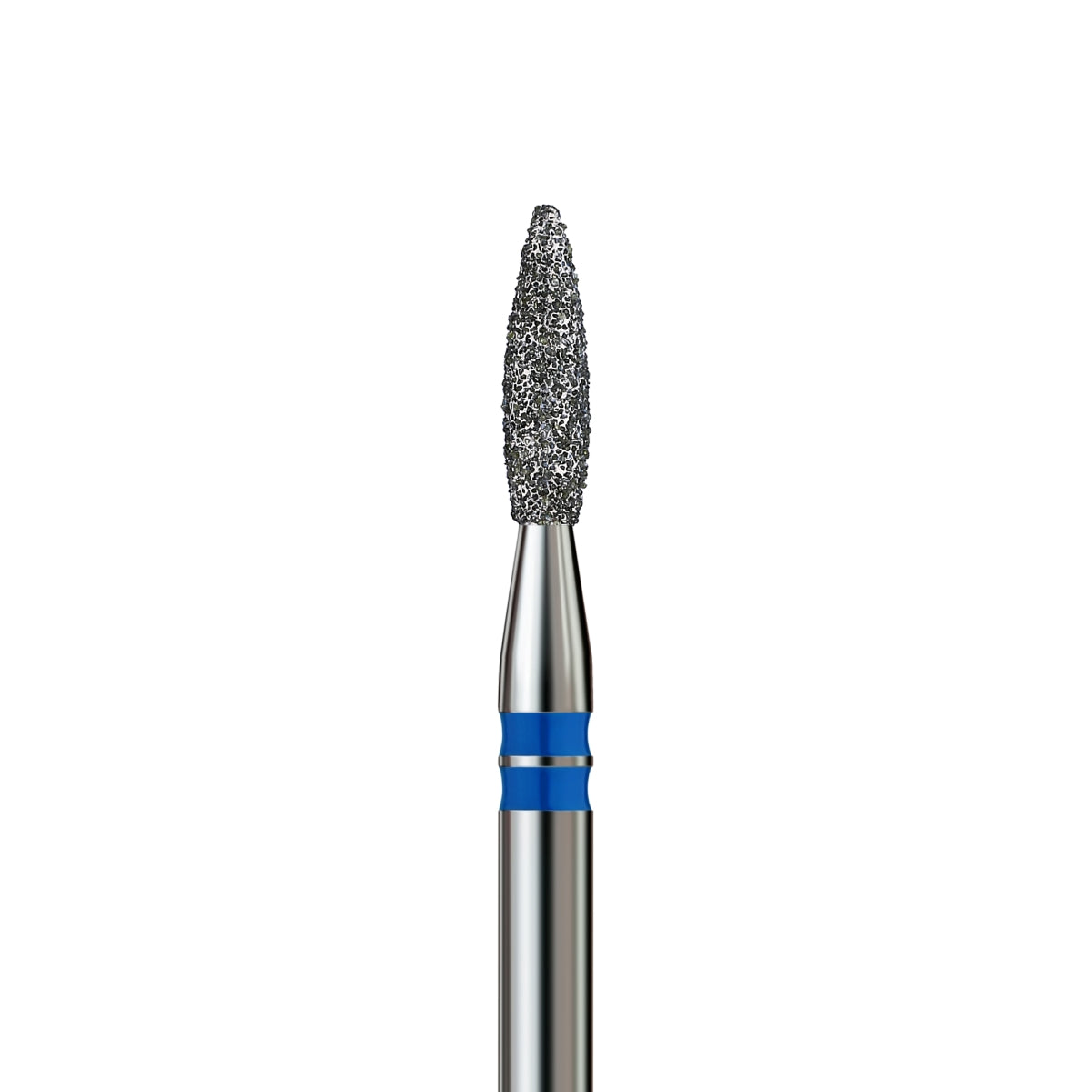 KVADRO Diamond Nail Drill Bit – Pointed Flame 0.21 mm – Blue