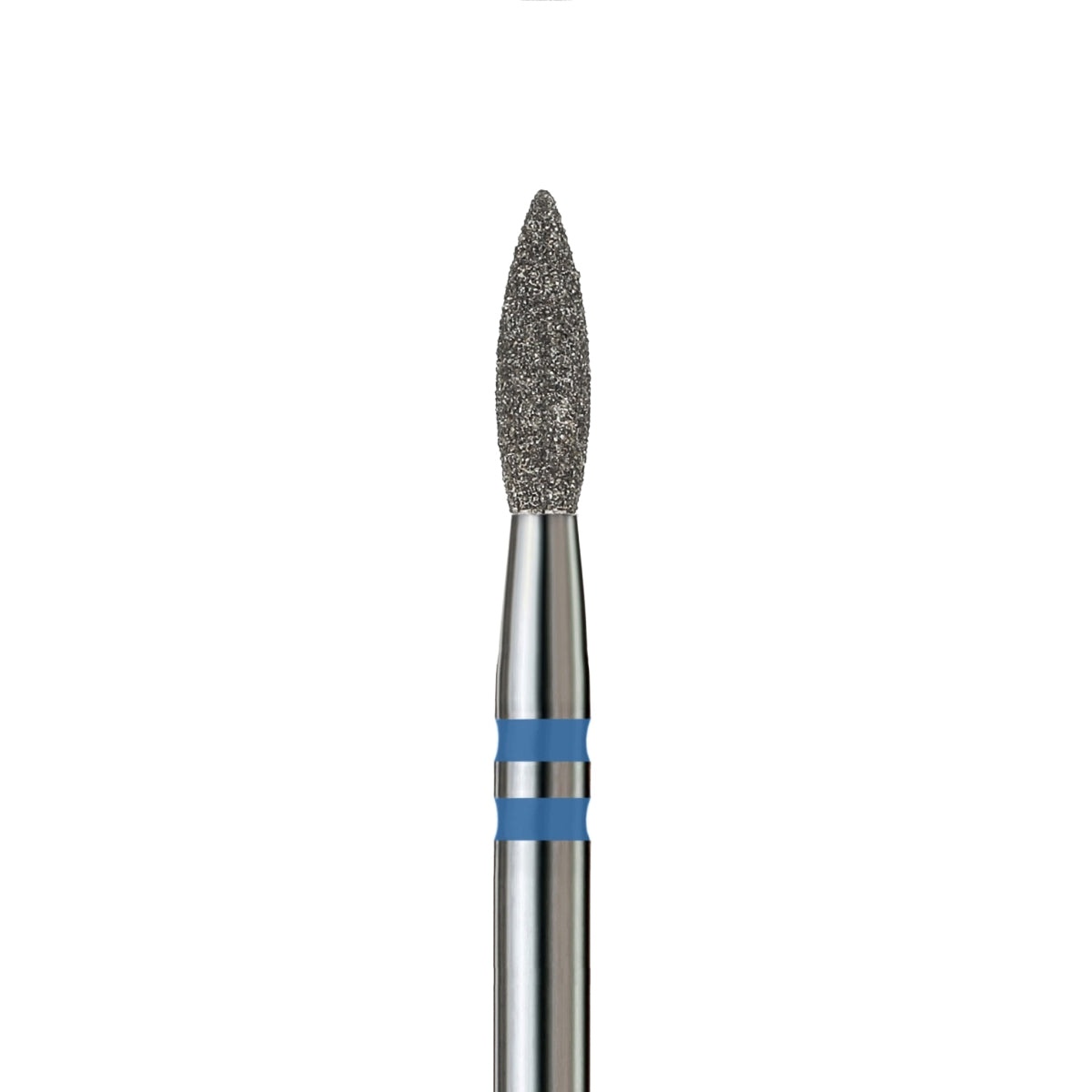 KVADRO Diamond Nail Drill Bit – Pointed Flame 0.23 mm – Blue