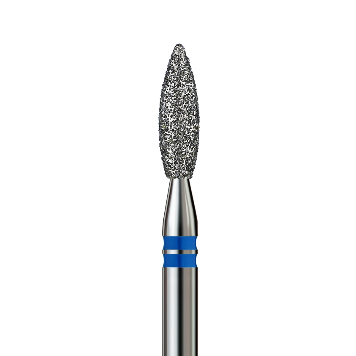KVADRO Diamond Nail Drill Bit – Pointed Flame 0.25 mm – Blue