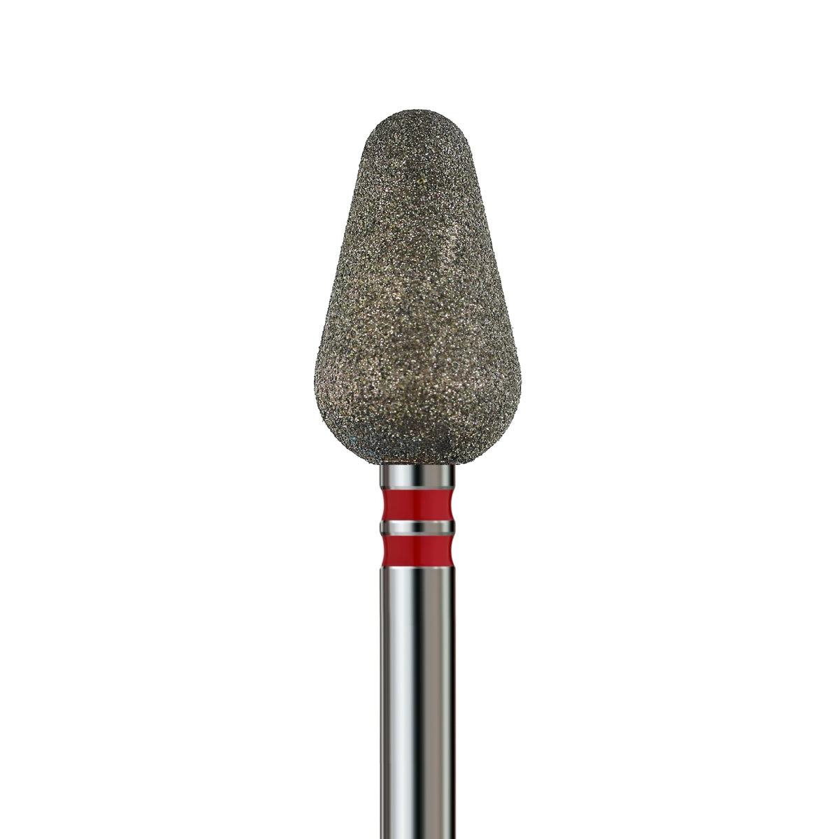 KVADRO Diamond Nail Drill Bit – Rounded Cone 0.65 mm – Red