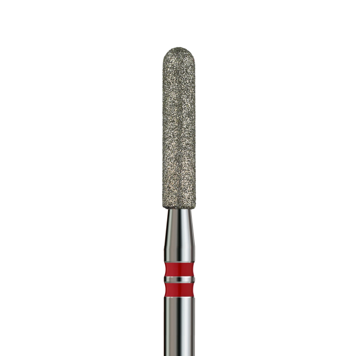KVADRO Diamond Nail Drill Bit – Rounded Cylinder 0.25 mm – Red