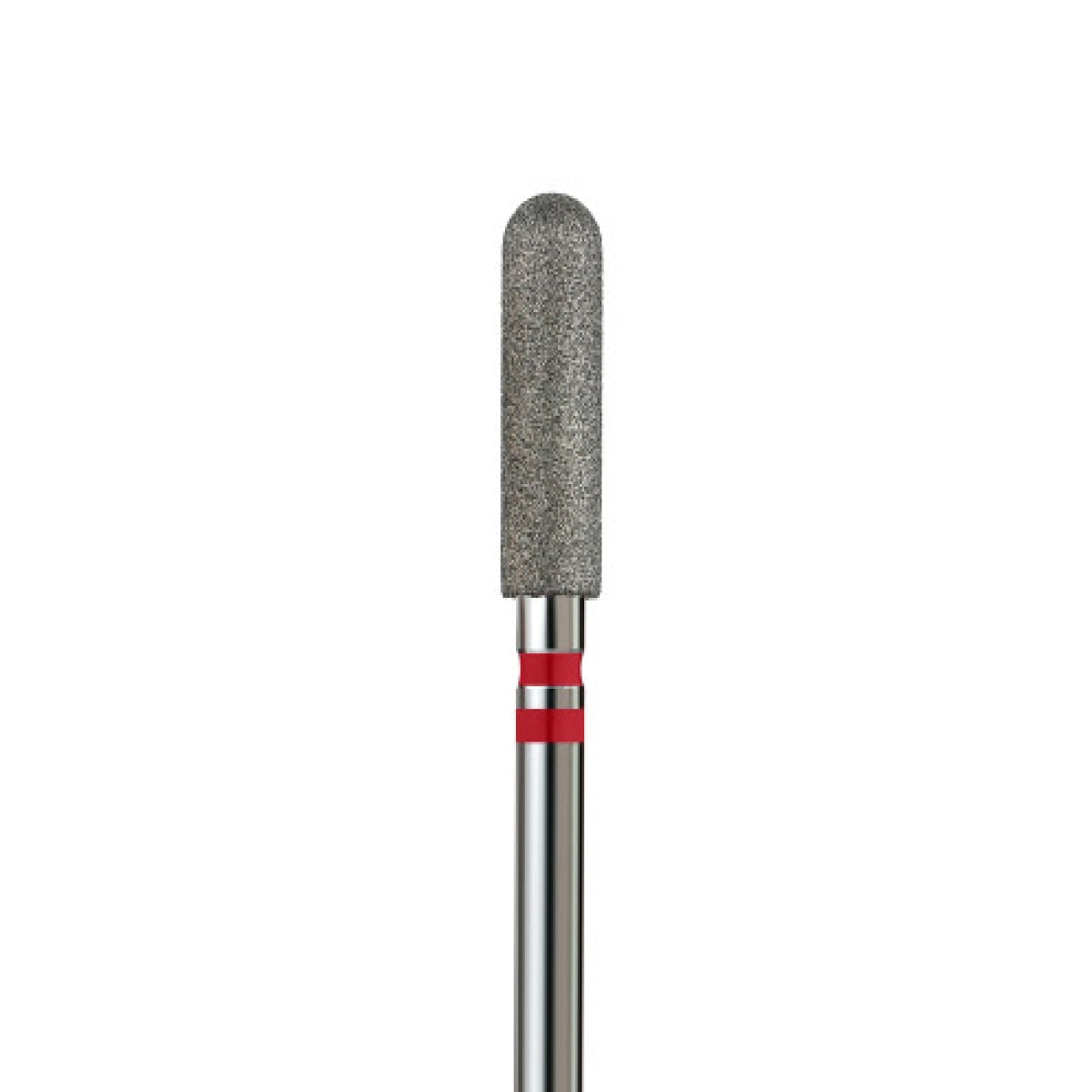 KVADRO Diamond Nail Drill Bit – Rounded Cylinder 0.35 mm – Red