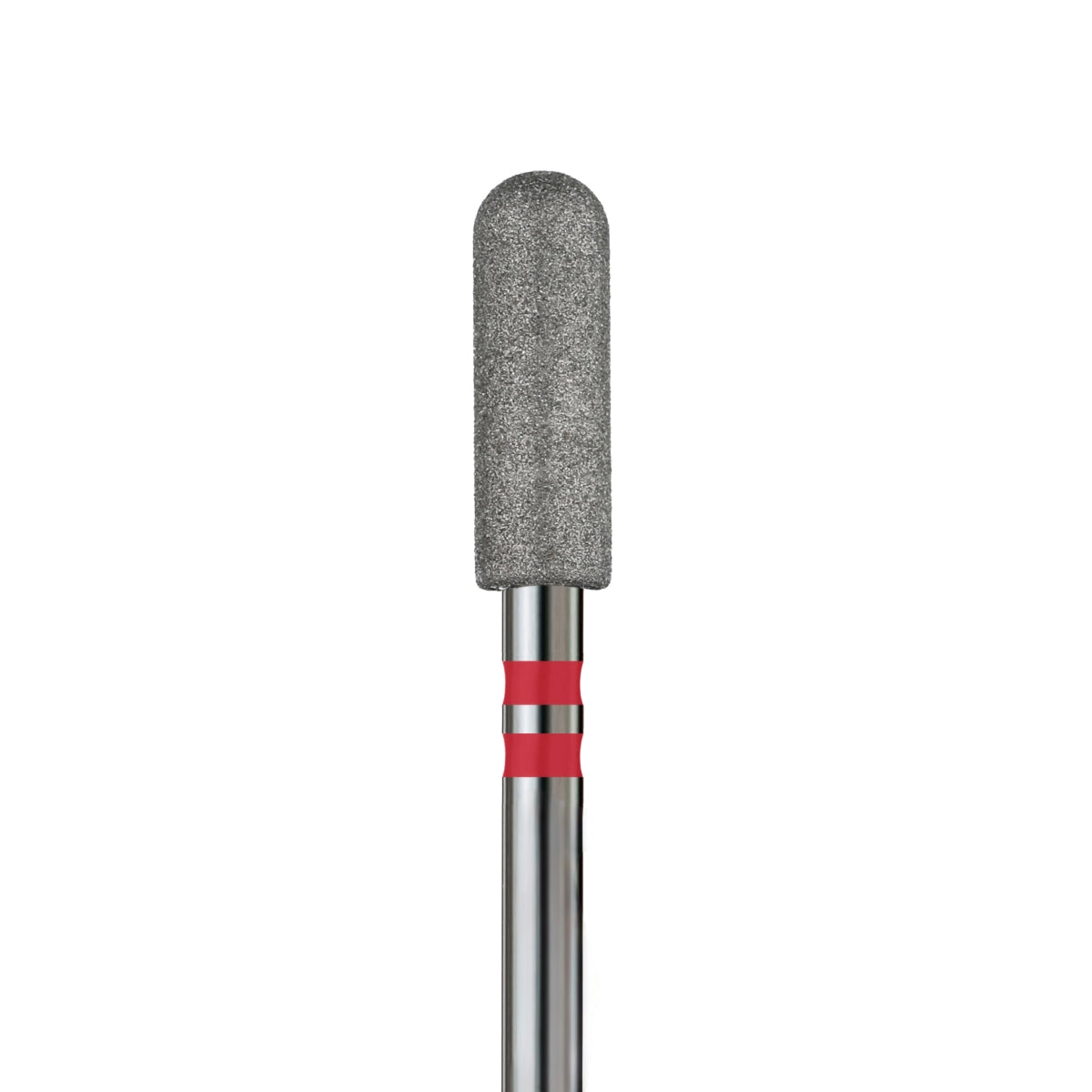 KVADRO Diamond Nail Drill Bit – Rounded Cylinder 0.40 mm – Red
