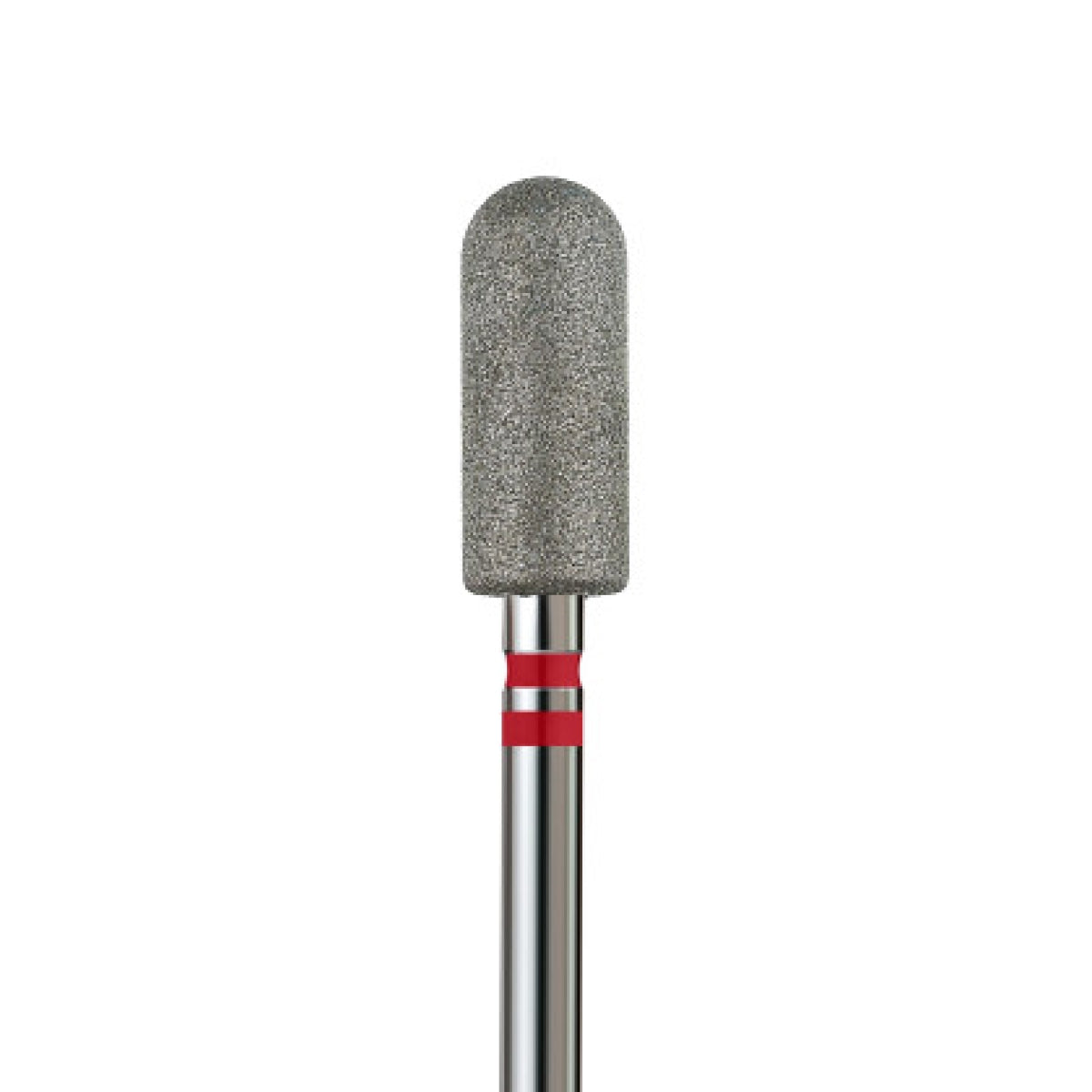 KVADRO Diamond Nail Drill Bit – Rounded Cylinder 0.50 mm – Red