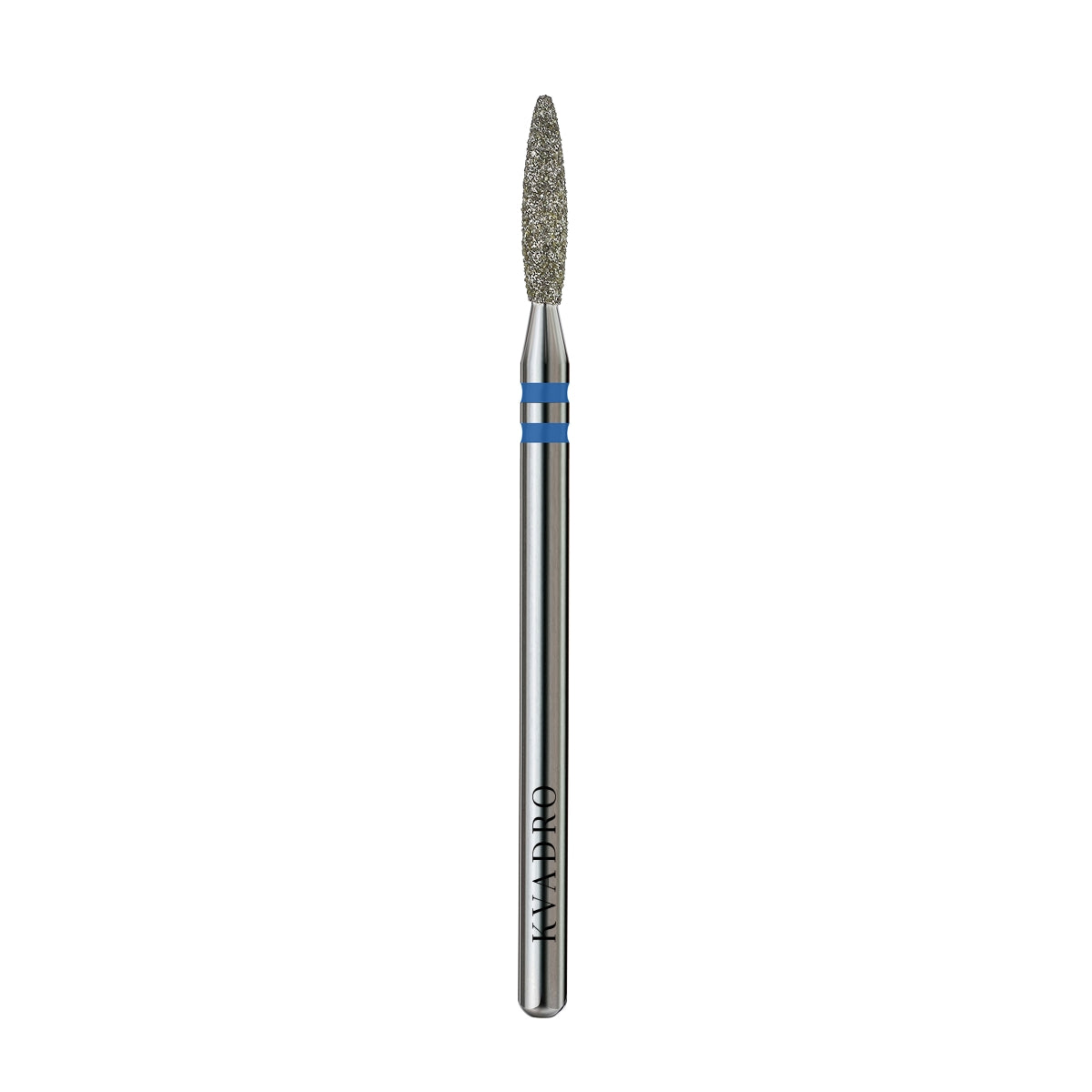 KVADRO Diamond Nail Drill Bit Safety Flame 0.21 mm Blue is designed for precise and efficient nail preparation in professional manicure and pedicure procedures.
