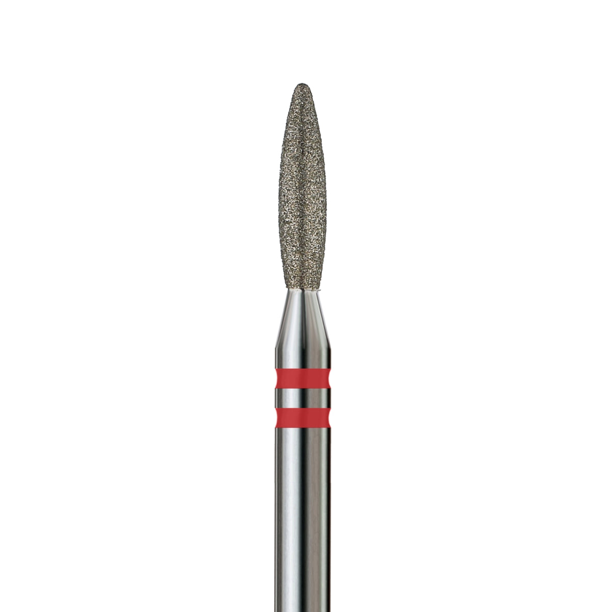 KVADRO Diamond Nail Drill Bit – Safety Flame 0.21 mm – Red