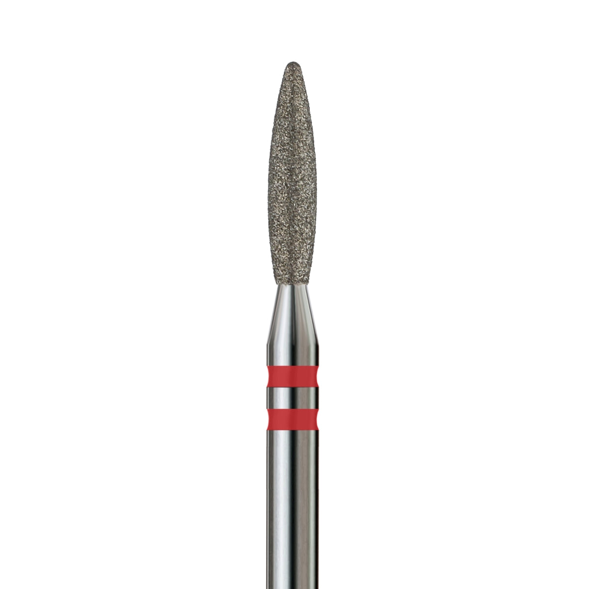 KVADRO Diamond Nail Drill Bit – Safety Flame 0.23 mm – Red