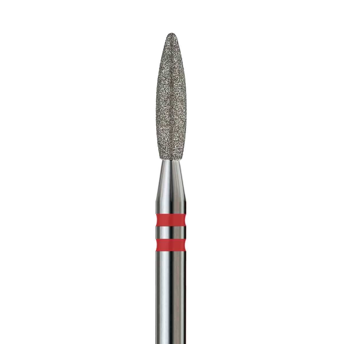 KVADRO Diamond Nail Drill Bit – Safety Flame 0.25 mm – Red