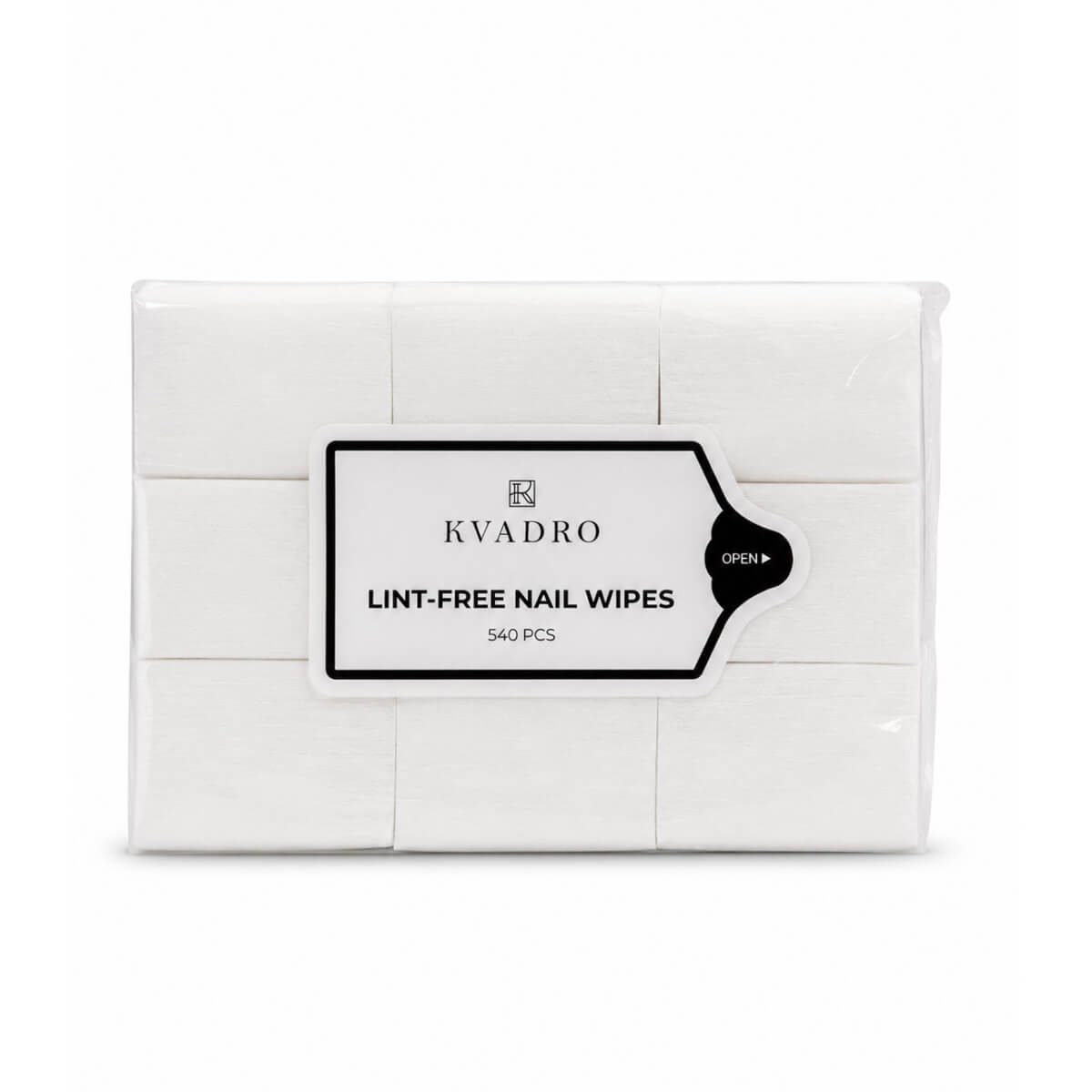 KVADRO lint-free nail wipes 540 pcs in dispenser pack