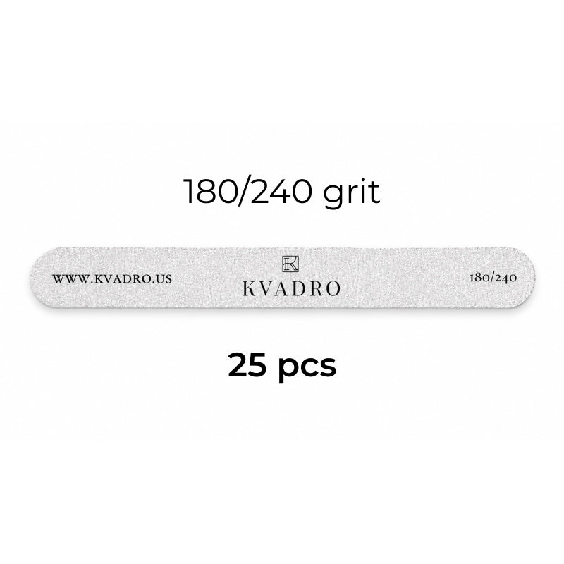 Double-sided nail files 180/240 grit for natural nails