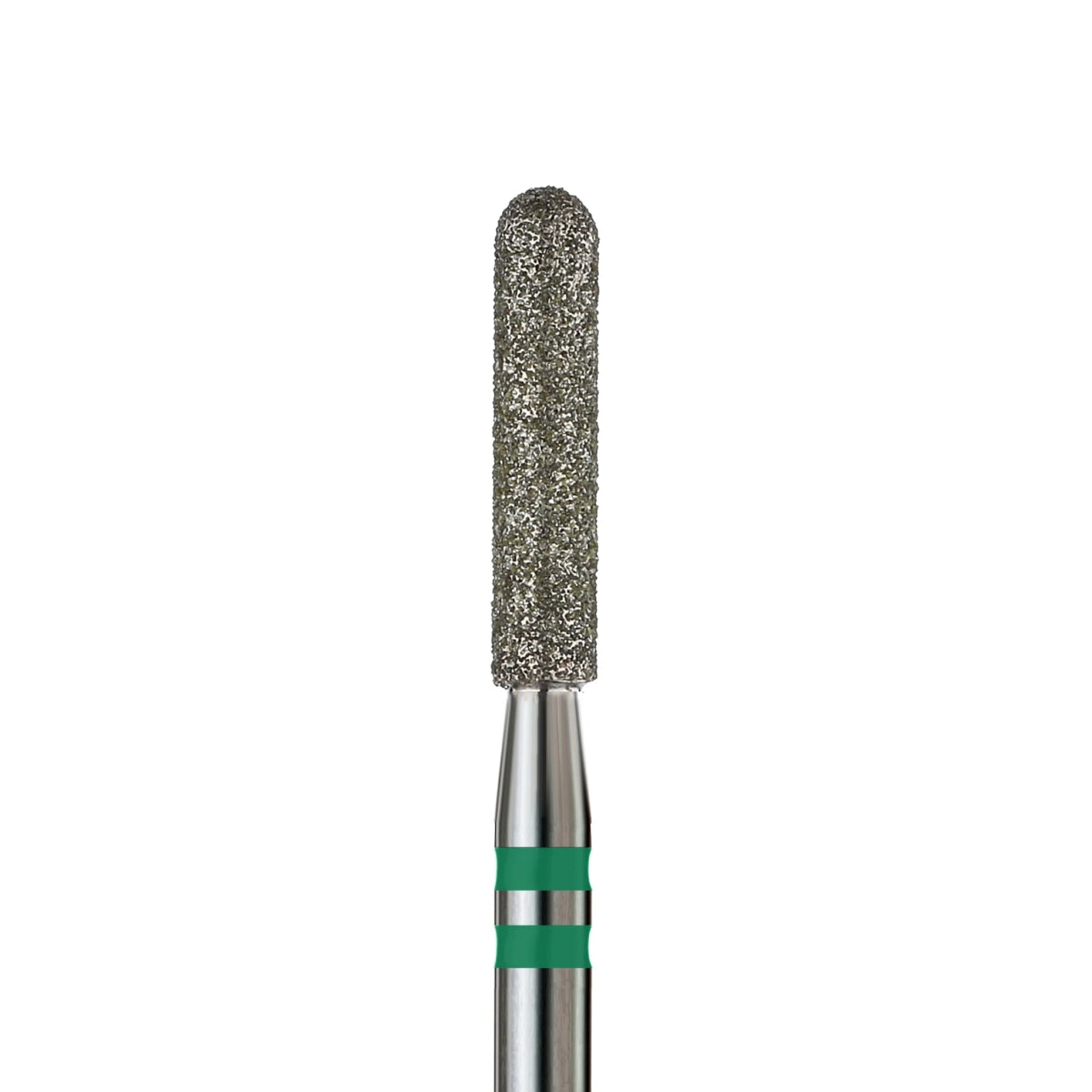 KVADRO Diamond Nail Drill Bit Rounded Cylinder 0.25 mm Green