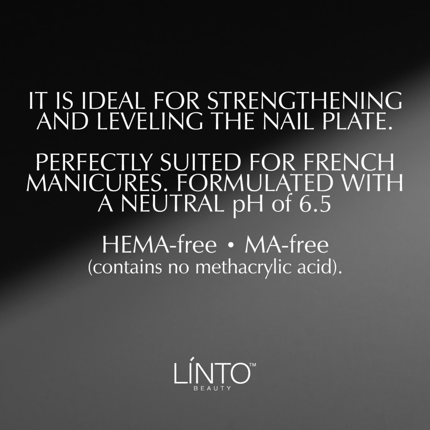 LiNTO Base Purple Haze 15ml nail base coat for smooth leveling and durable wear