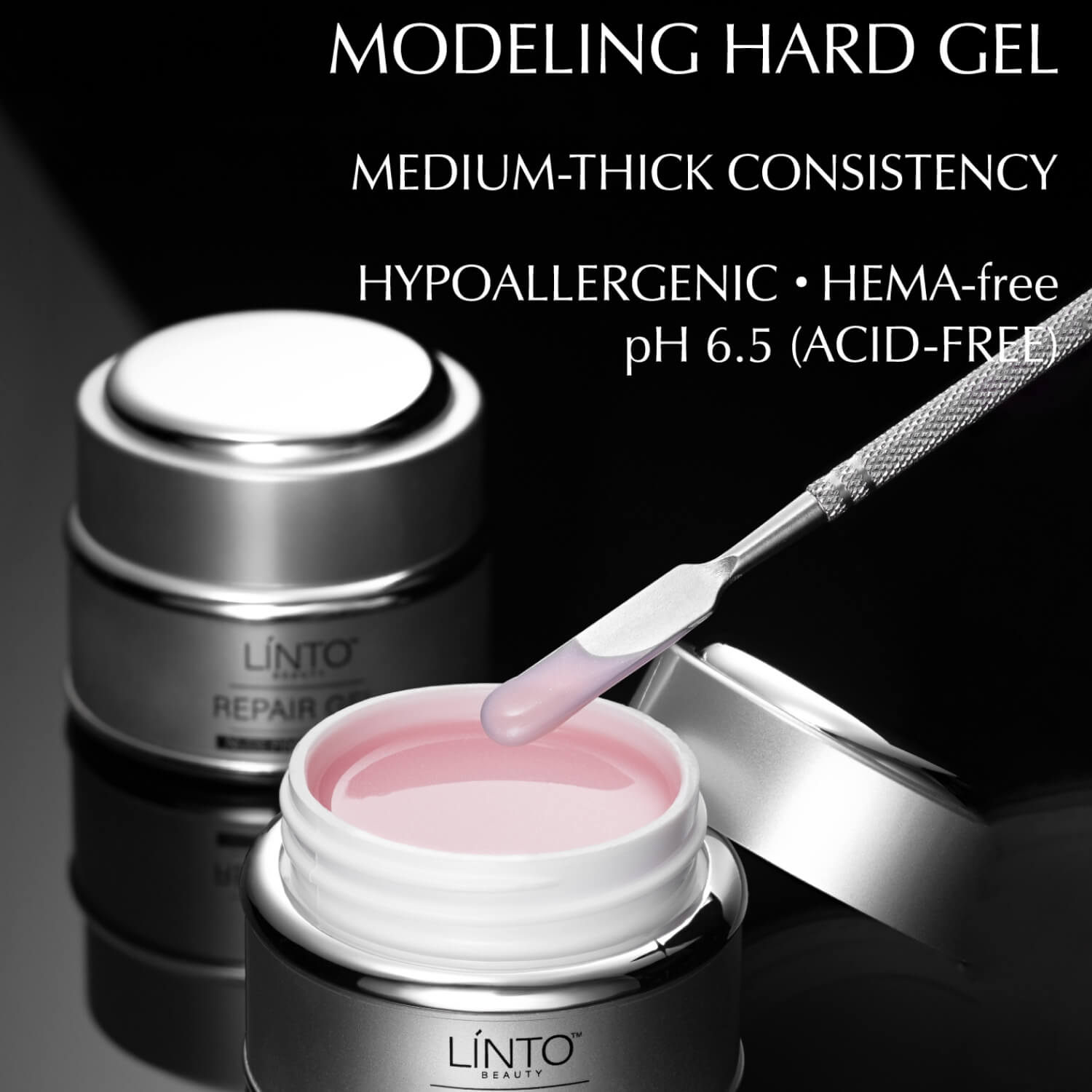 LiNTO builder gel Marshmallow Sheen