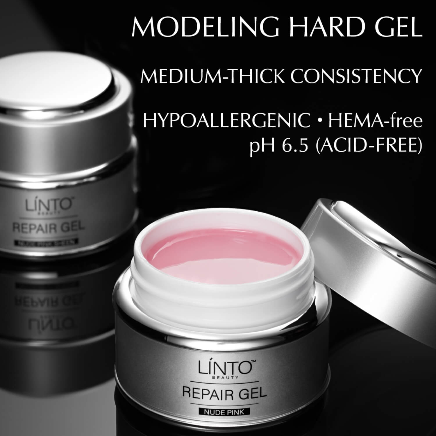 LiNTO nail hard gel Nude Pink