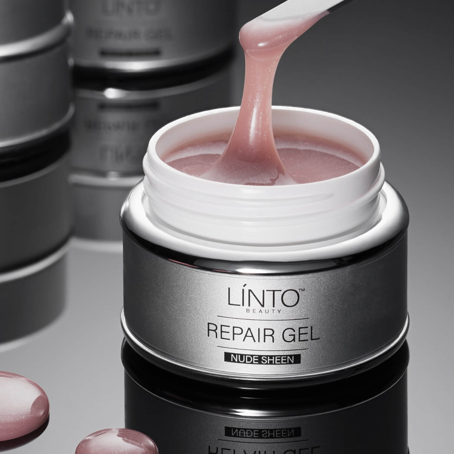 LiNTO nail hard gel Nude Sheen