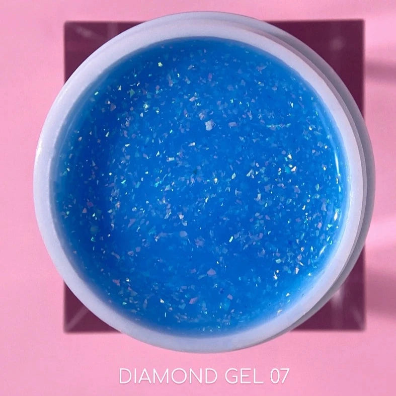 LUNA Diamond Gel #7 , 15ml Blue