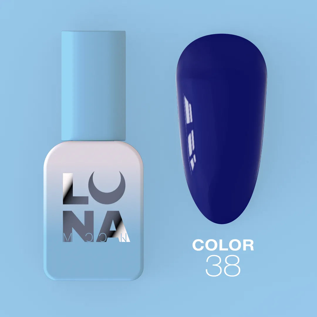Luna Gel Polish #38 nail gel color 13ml for long-lasting professional manicure