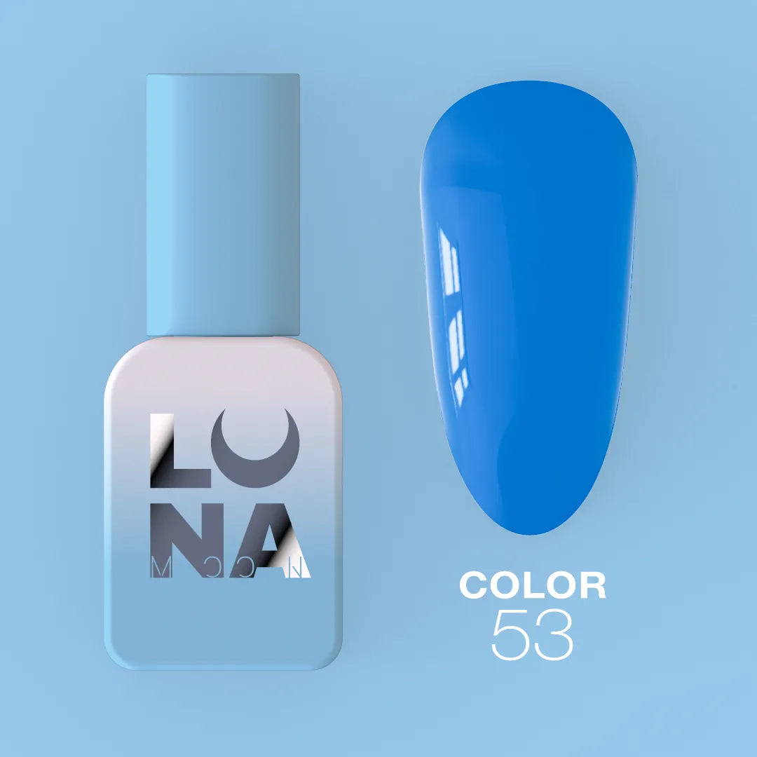 Luna Gel Polish #53 professional gel nail color 13ml UV LED manicure polish