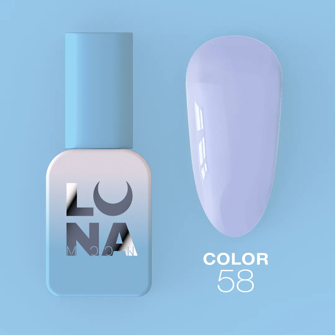 Luna Gel Polish #58 professional gel nail color 13ml UV LED manicure polish