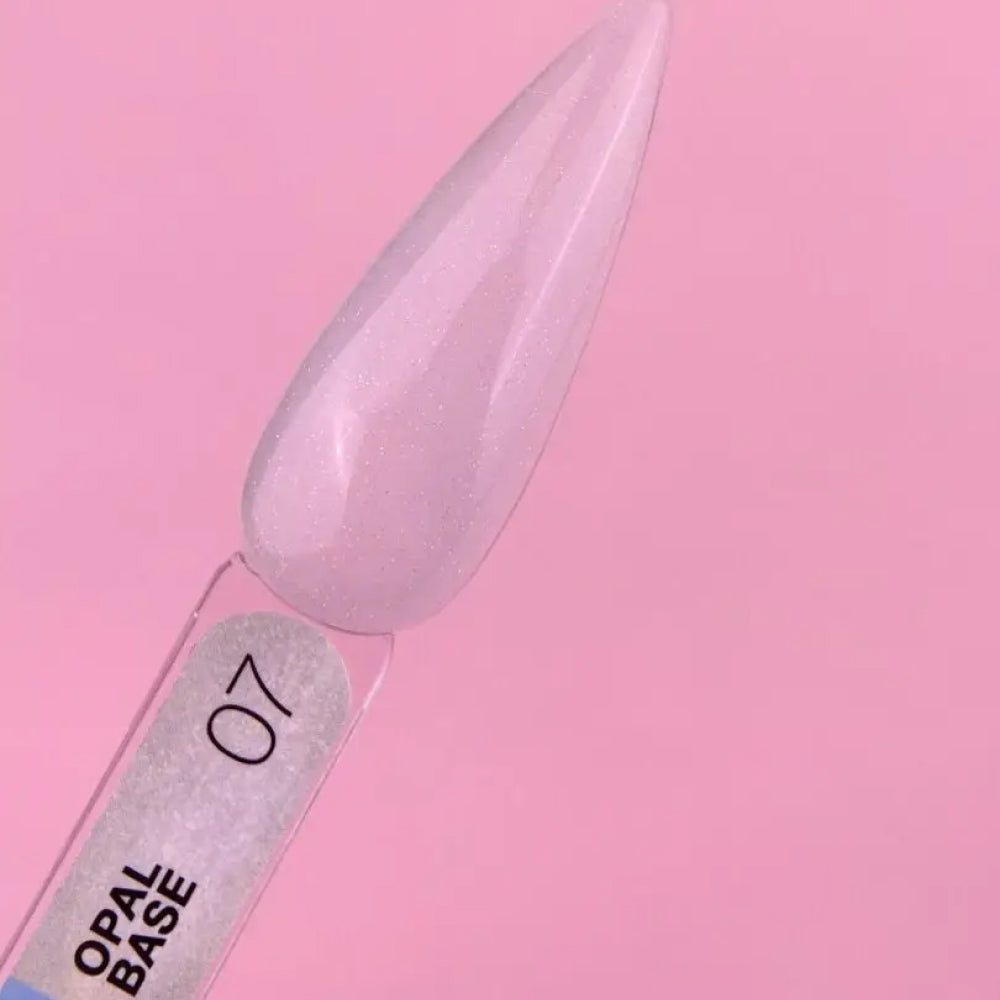 Luna Opal Base #7 sparkling nail base gel for salon manicure 13ml