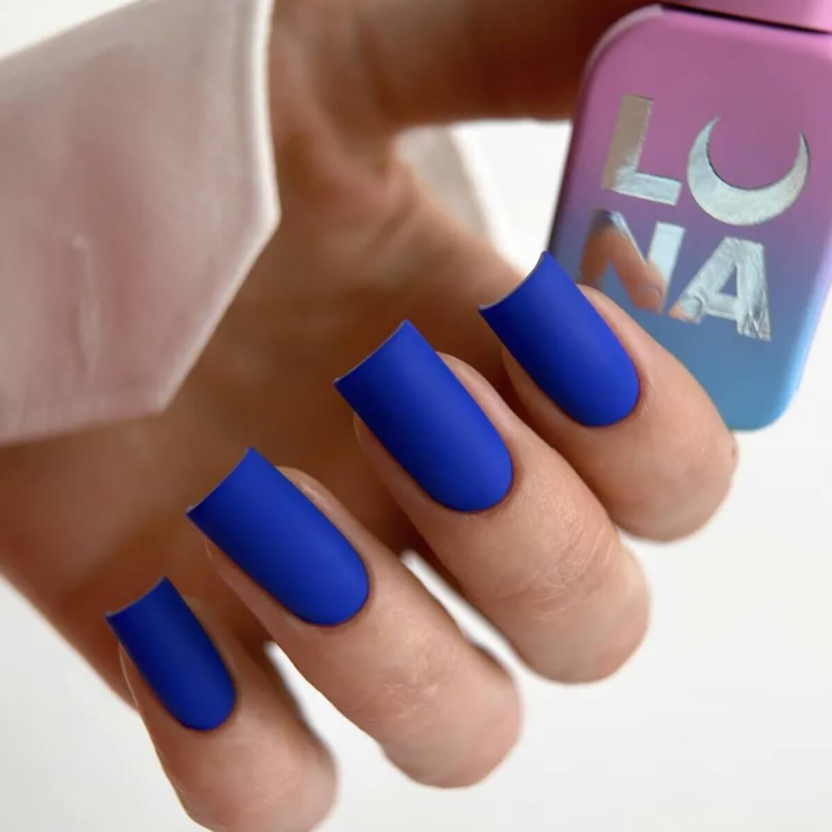 Luna velvet matte top coat 13ml long-lasting no shine gel polish finish