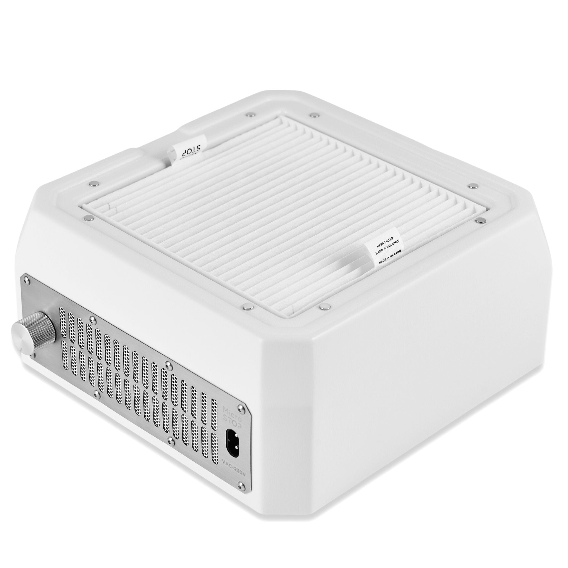 MicroStop Base Dust Collector, power regulator and control detail