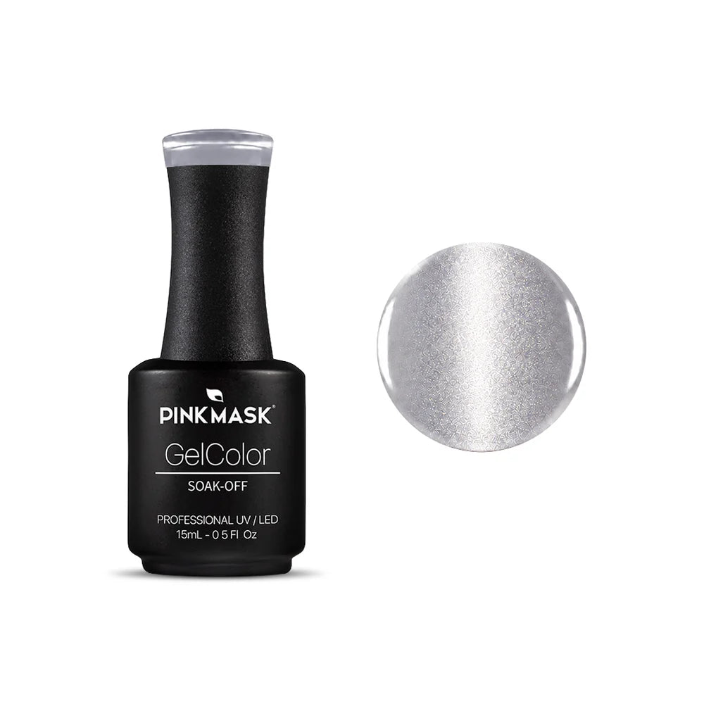 Pink Mask Gel Color Moon Dust Pastel Cat Eye 15ml