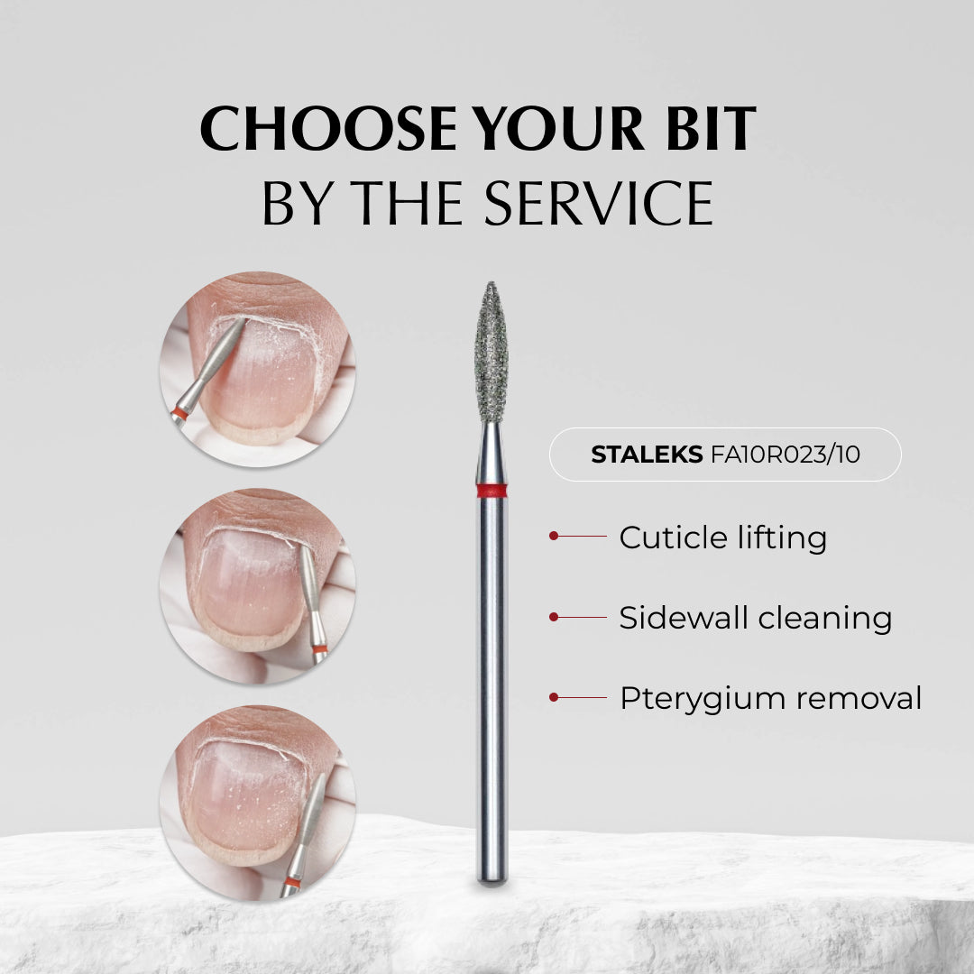 Staleks Professional Diamond Flame Bit