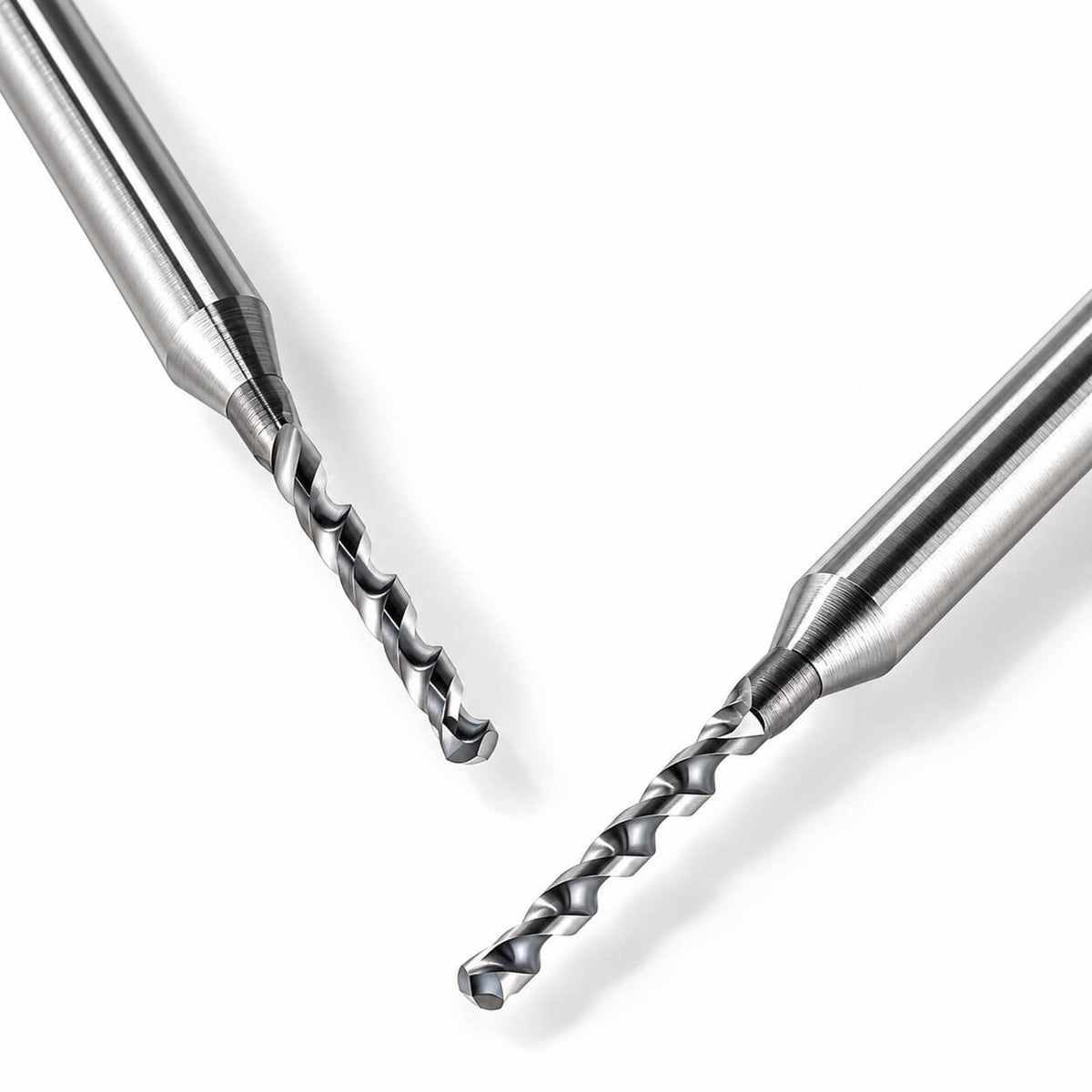 Professional nail piercing tool with narrow spiral cutting tip for decorative nail art