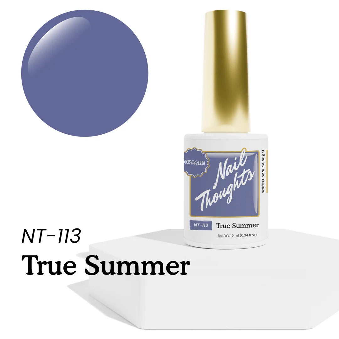 KOKOIST Nail Thoughts True Summer cool blue purple pure gel color