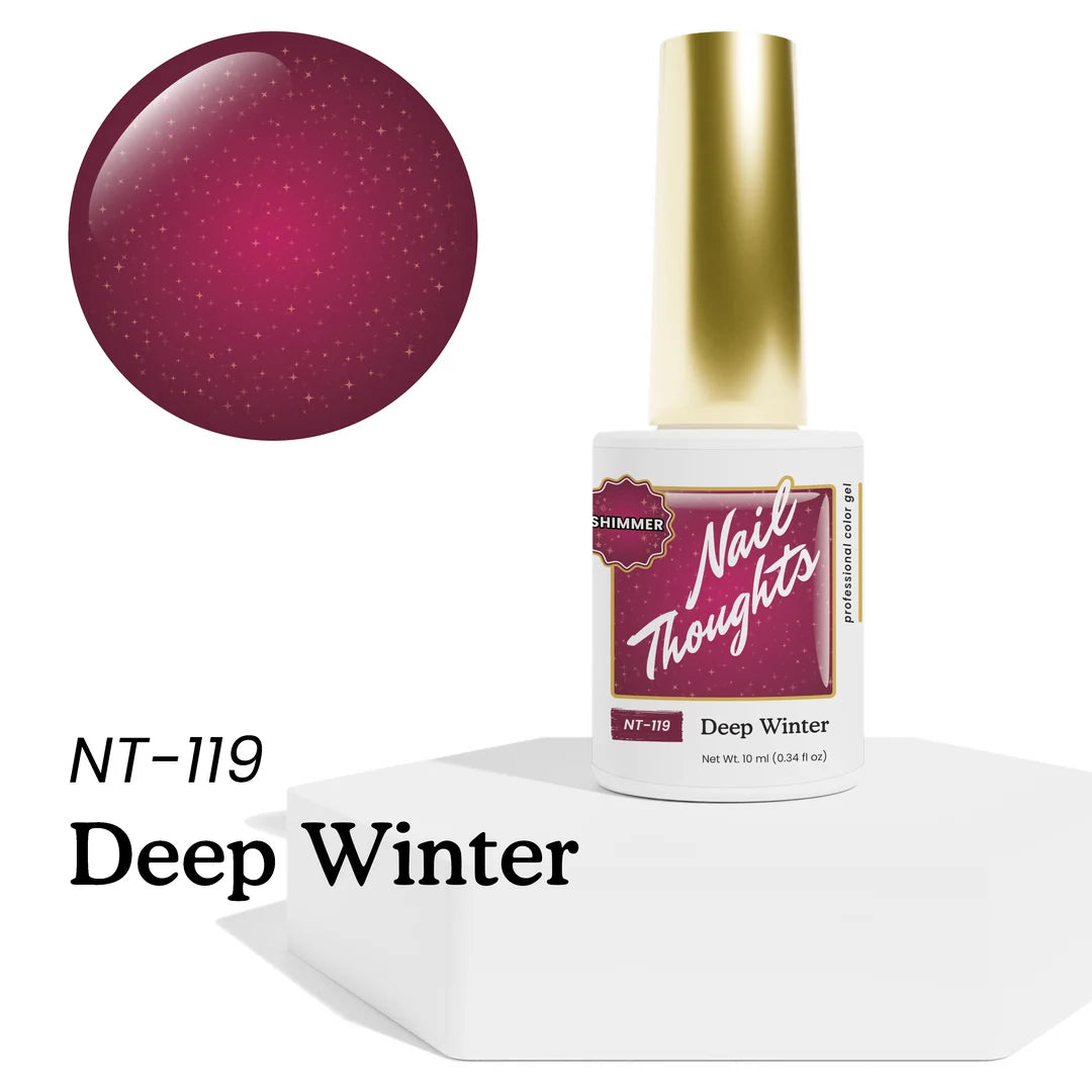 KOKOIST Nail Thoughts Deep Winter ruby red pure color gel for nails