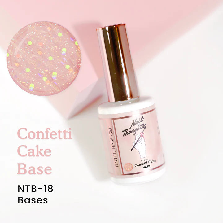 Nail Thoughts - NTB-18 Confetti Cake Base