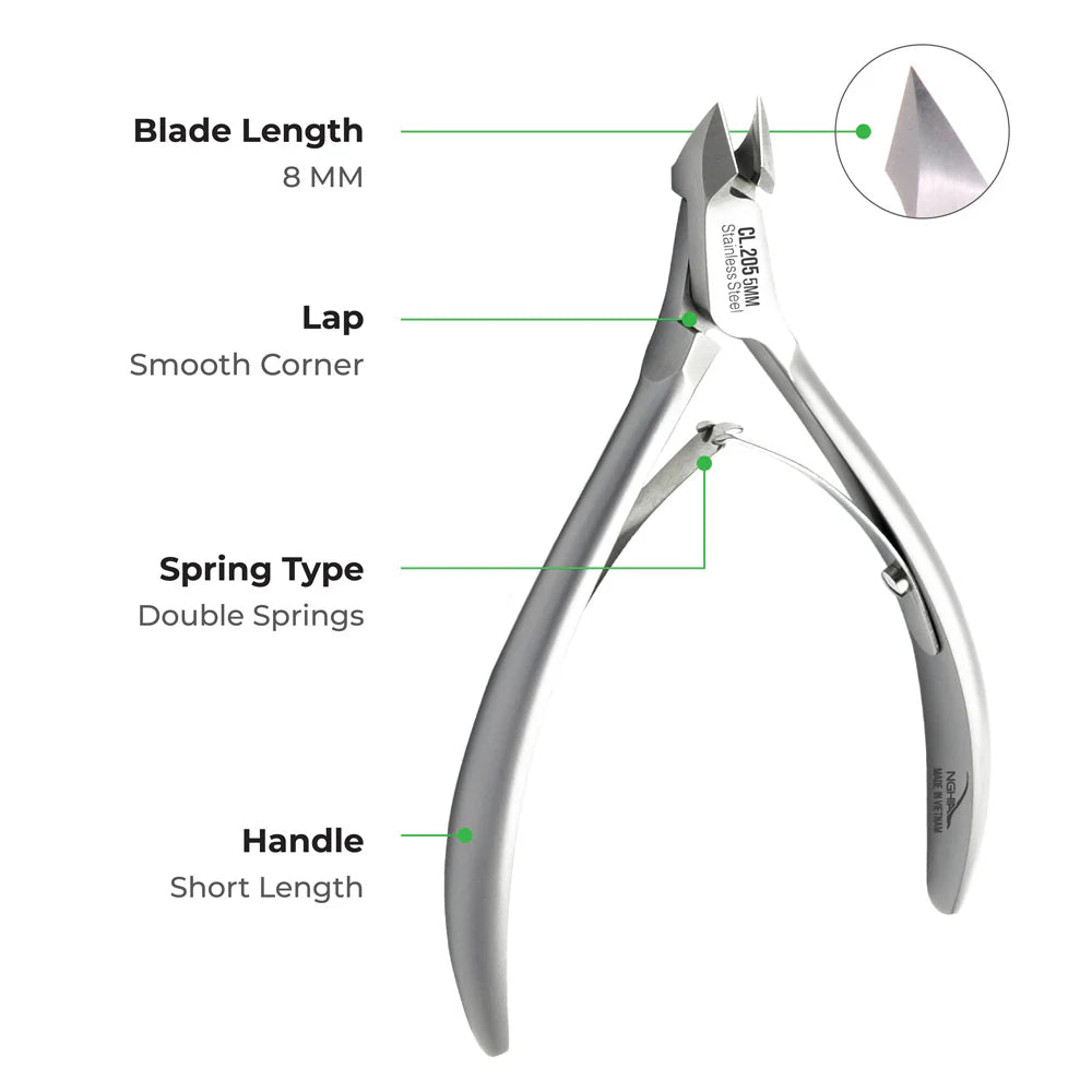 Nghia CL-205 Cuticle Nipper durable stainless steel nail care tool